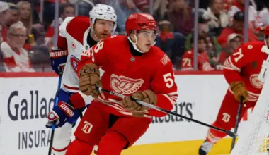 Red Wings' rookies first set of NHL goals help Detroit defeat the Edmonton Oilers on Sunday