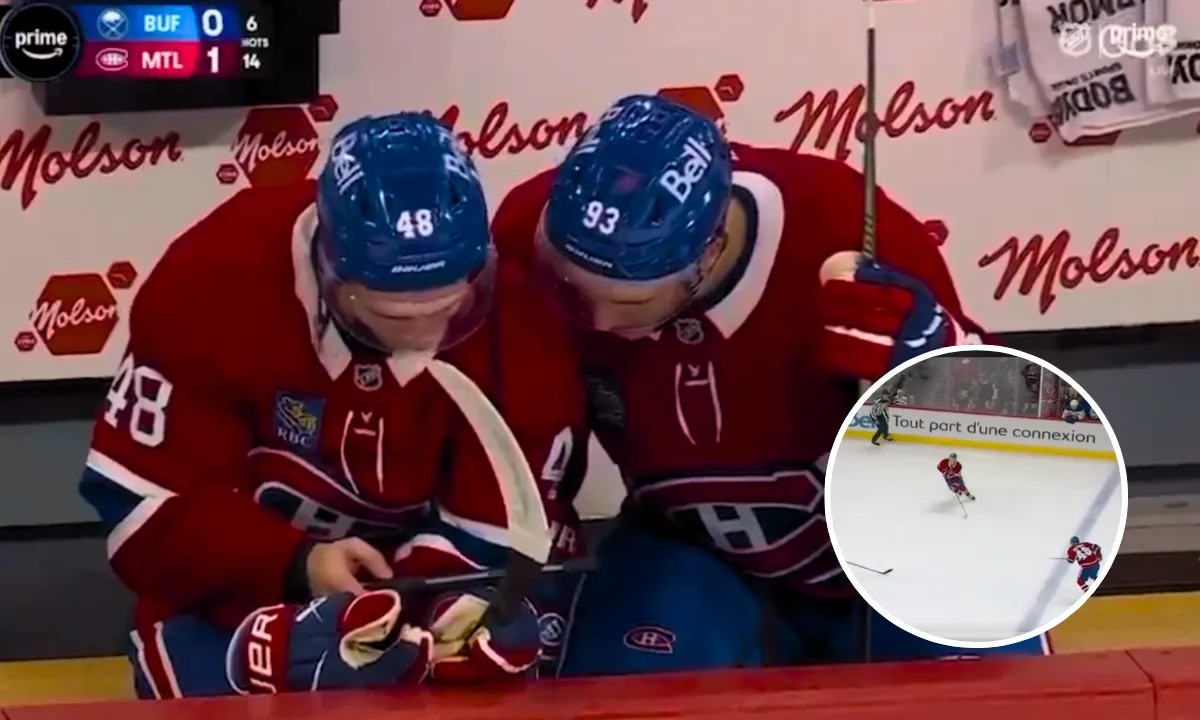 The Viral Lane Hutson and Ivan Demidov Moment You Might Have Missed