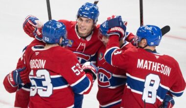 Slafkovsky scores in the 3rd period as the Canadiens beat the Sabres 4-2