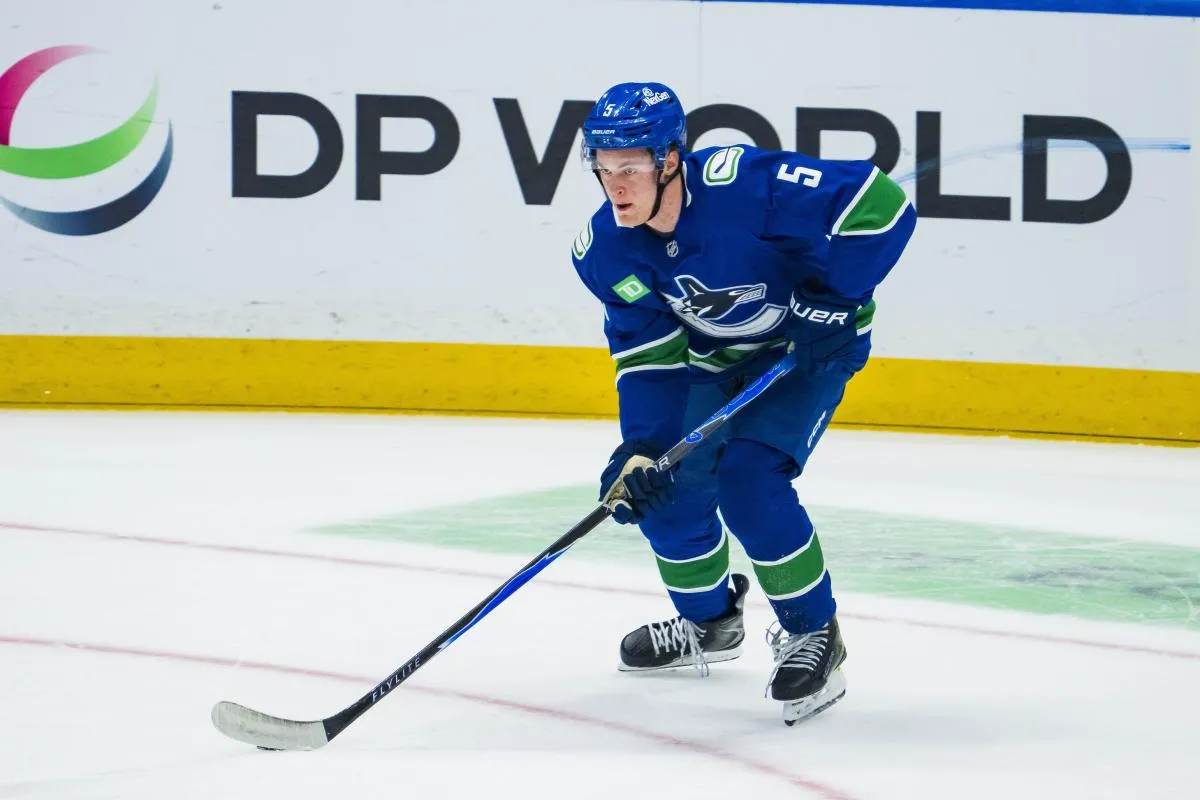 Vancouver Canucks Finally Call Up Promising Defense Prospect for His NHL Debut