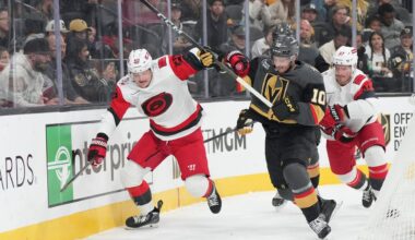 Barbashev has goal and assist as Golden Knights beat Hurricanes 4-1