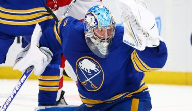 Colten Ellis stops 27 shots in NHL debut as Sabres beat Red Wings 4-2