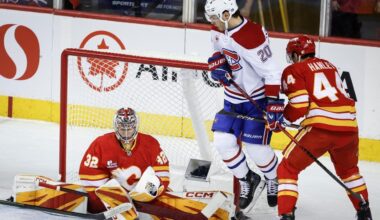 Mike Matheson scores in overtime to lift the Canadiens past the Flames, 2-1