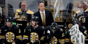Boston Bruins bench 2025-26