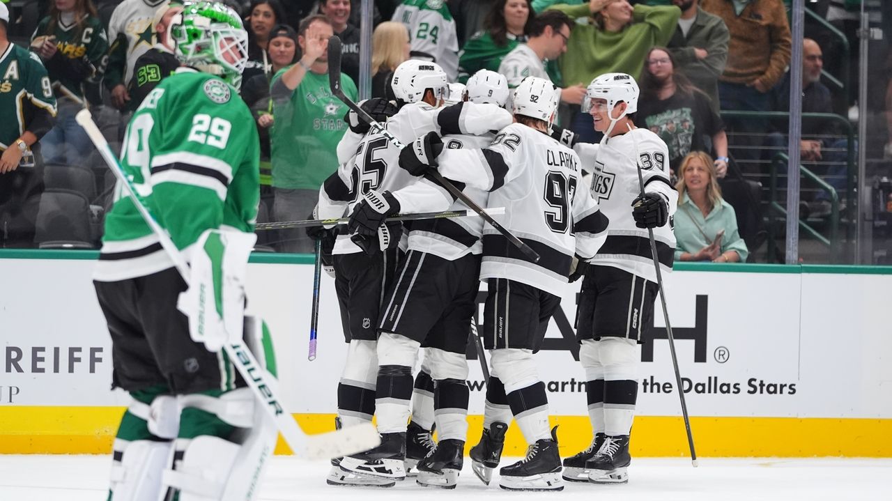 Kempe's OT goal pushes Kings past slumping Stars 3-2