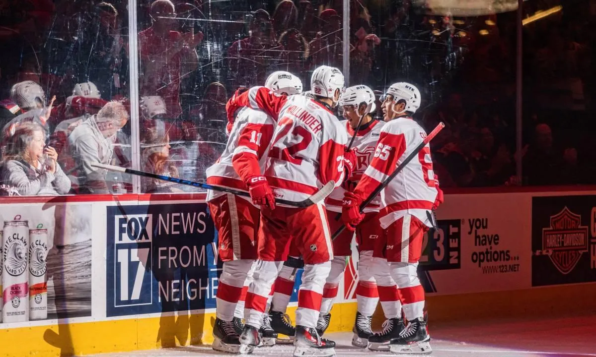 Red Wings' AHL team set to make history with current undefeated season starting streak