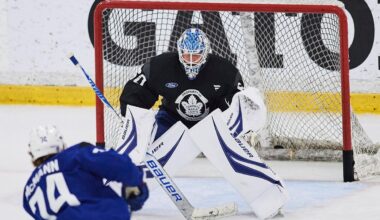 Maple Leafs ready to welcome back goalie Joseph Woll following month-long leave of absence