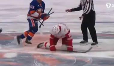 Red Wings fans upset after a suspendable play goes unnoticed vs. Islanders Thursday