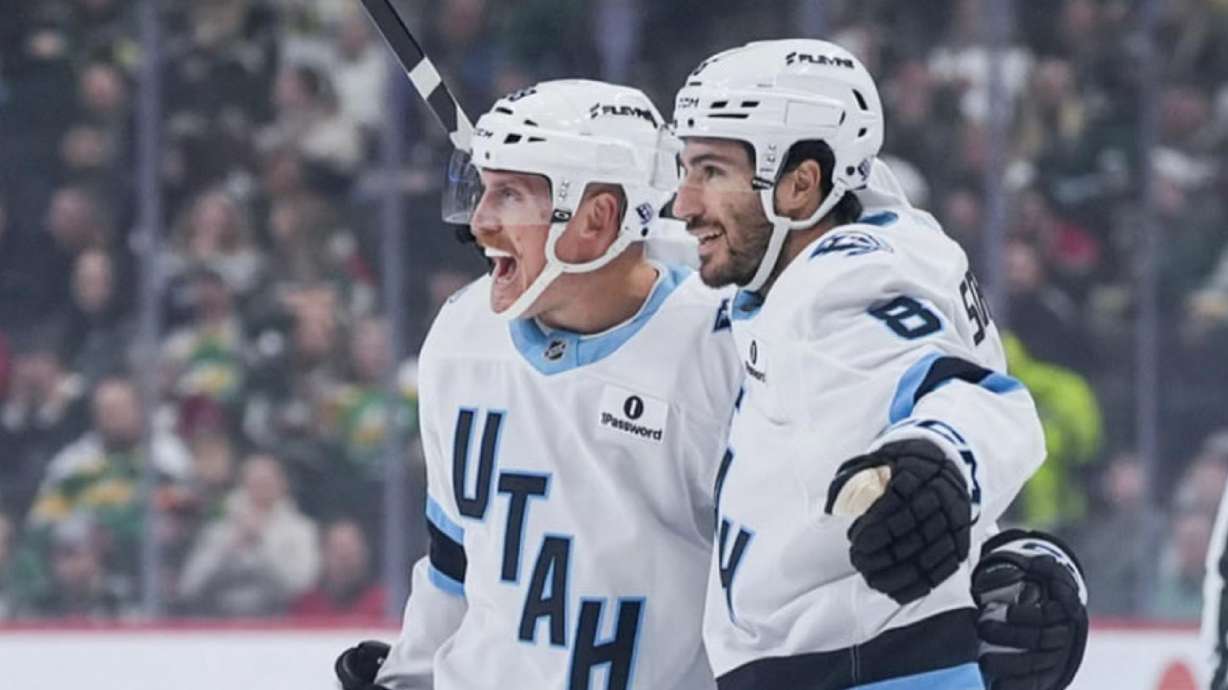 Utah Mammoth ride 6-game win streak to top of NHL standings