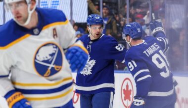 John Tavares scores 499th goal on OT breakaway to lift Maple Leafs past Sabres, 4-3