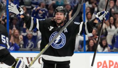Kucherov gets 1,000th career point in Lightning's game against Ducks