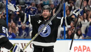 Kucherov gets 1,000th career point in Lightning's game against Ducks