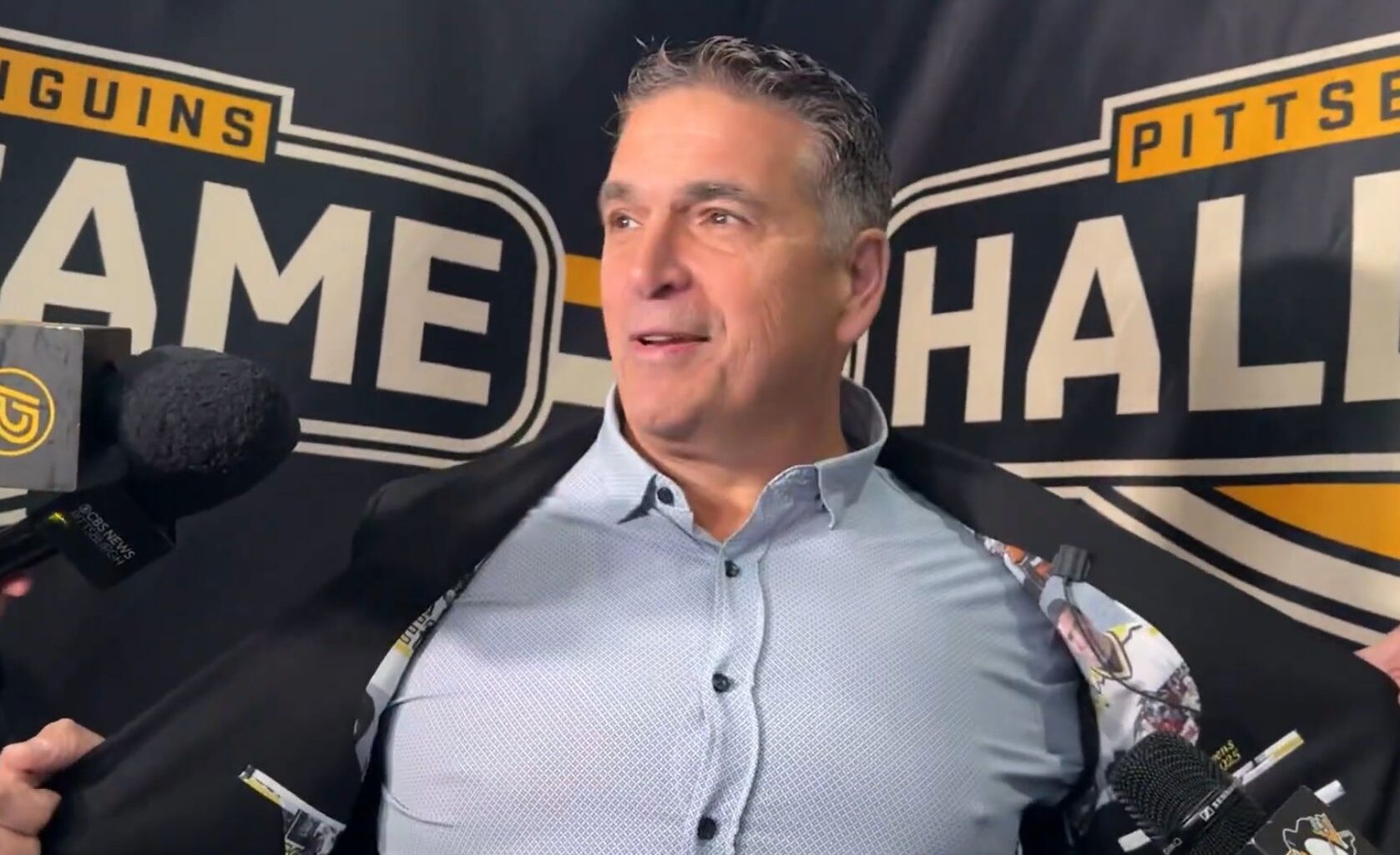 Stevens, Francis, EJ & Scotty Honored in Penguins Hall of Fame