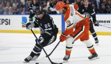 Nikita Kucherov scores 1,000th point as Lightning edge Ducks