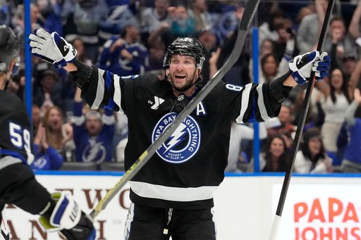 Kucherov gets 1,000th career point in Lightning's game against Ducks