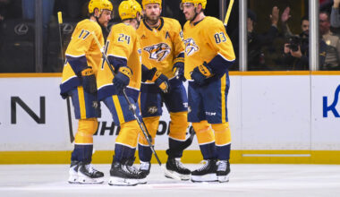 Projected Lineups for Stars vs. Predators - 10/26/25 - The Hockey Writers - Projected Lineups