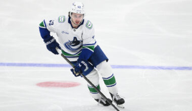 Canucks' Quinn Hughes out vs. Oilers with lower-body injury