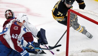 Bruins hand Avalanche first regulation loss as Colorado offense labors