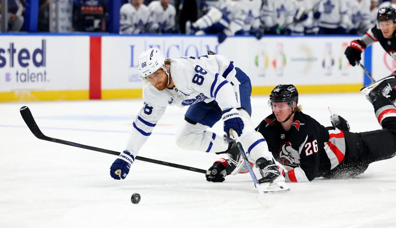 Injuries Piling Up for Maple Leafs as William Nylander Injured in Loss to Sabres
