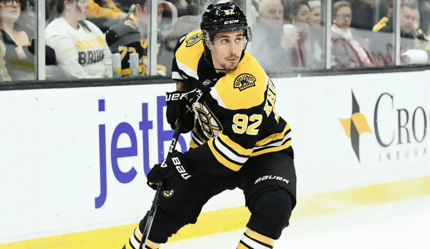 Bruins Forward Involved in Unexpected Overseas Trade