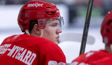 Red Wings officially send 20-year-old forward to the AHL's Grand Rapids Griffins