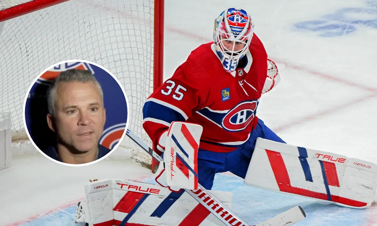 Martin St-Louis Sends a Clear Message on Samuel Montembeault Before Kraken Game