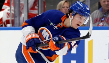 Islanders vets keeping eye on Matthew Schaefer, Marshall Warren