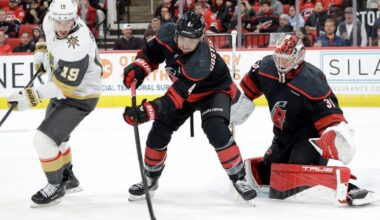 Hurricanes get Gostisbehere back against Vegas, then lose him early again to extend injury woes