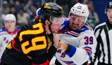 Rangers hold on late for shutout of Canucks