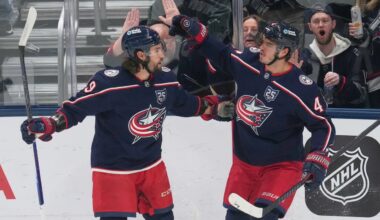 Sillinger, Olivier lead Blue Jackets to 6-3 win over Maple Leafs for third straight win