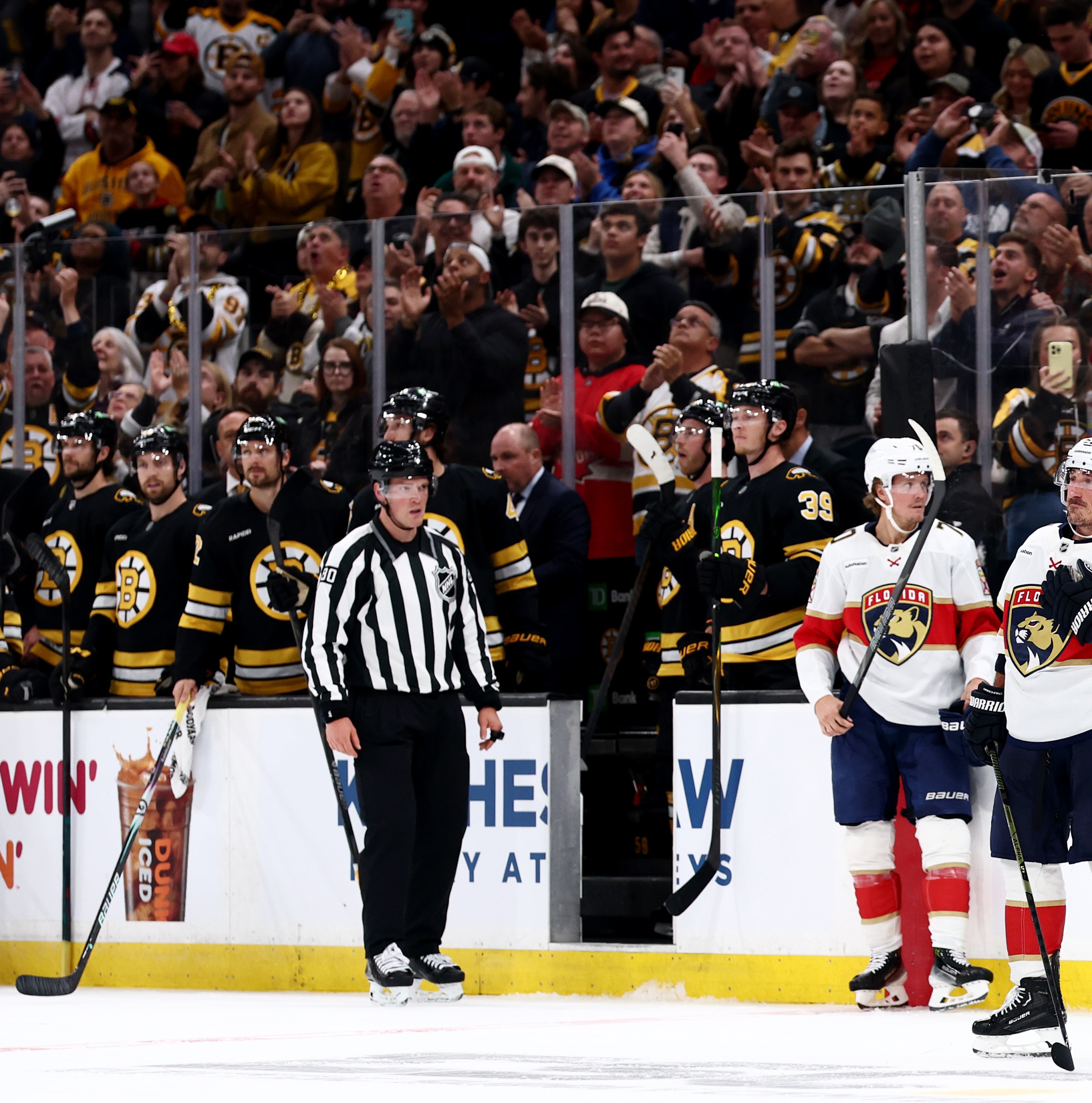 Recap: Wacky bounce sinks B’s as Panthers win, 4-3