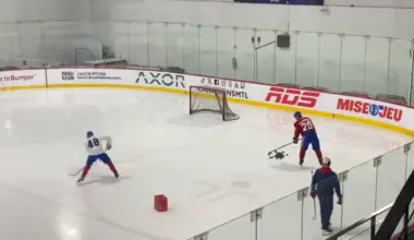 Why One Canadien's Latest Practice in Brossard Has People Talk