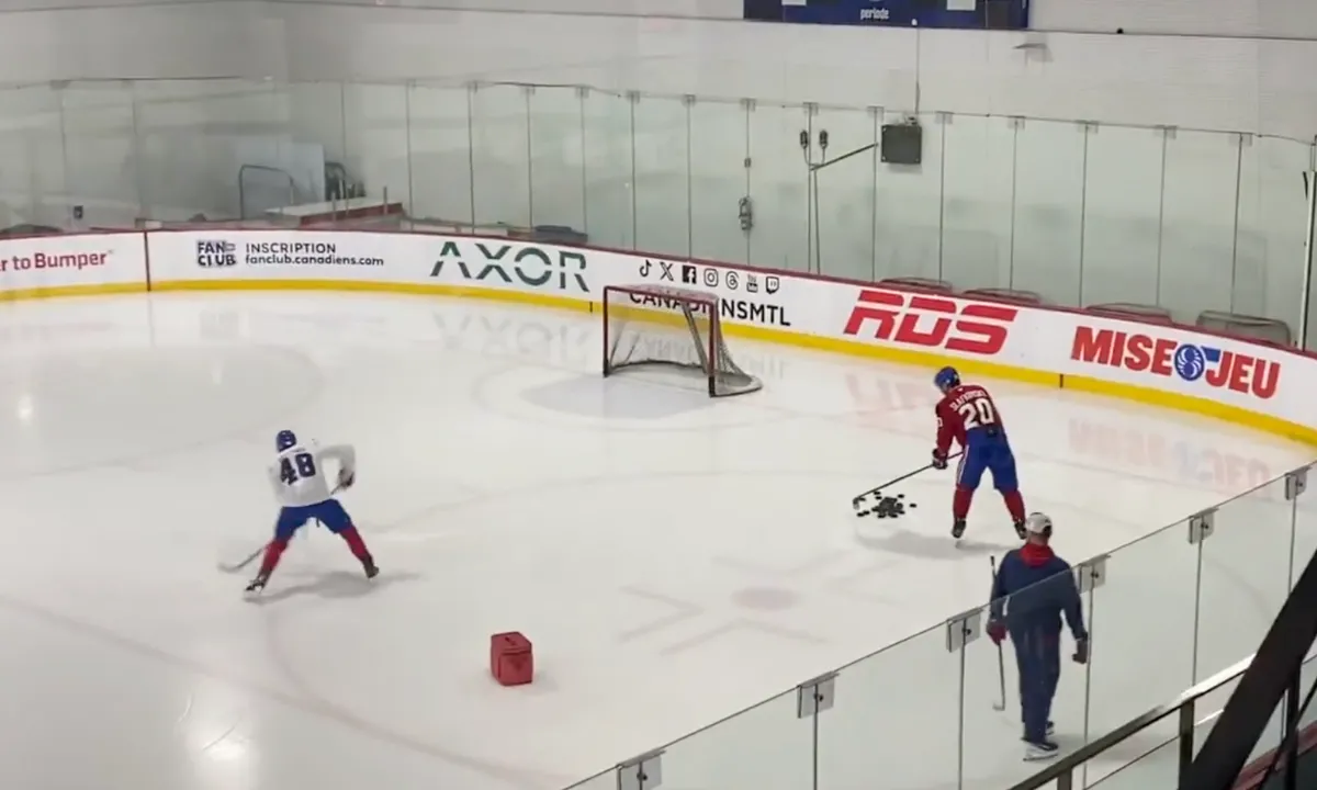 Why One Canadien's Latest Practice in Brossard Has People Talk