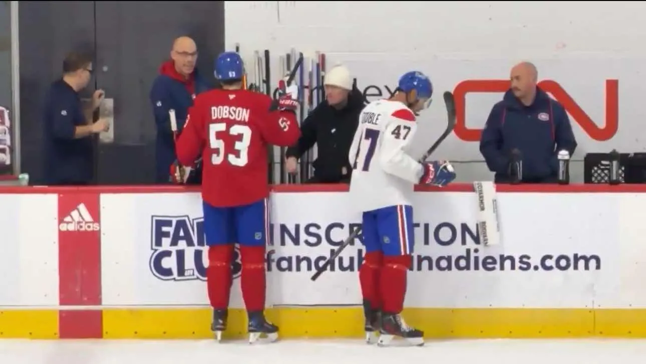 Emotional Scene in Brossard as Canadiens Fans Get a Heartwarming Surprise Live from Practice