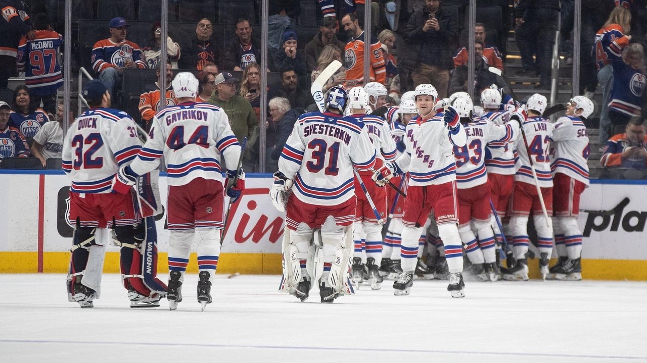 Rangers rally from two-goal deficit in third, beat Oilers in OT