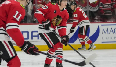 Hawks' Lukas Reichel may be a logical target for Oilers GM Stan Bowman