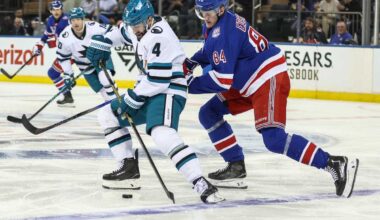 Rangers hand Sharks first win of season, remain winless at MSG: ‘We obviously have to learn how to win’
