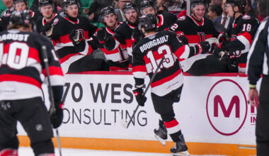 Bourgault’s pair of goals backs Senators to first win of the season – Belleville Sens