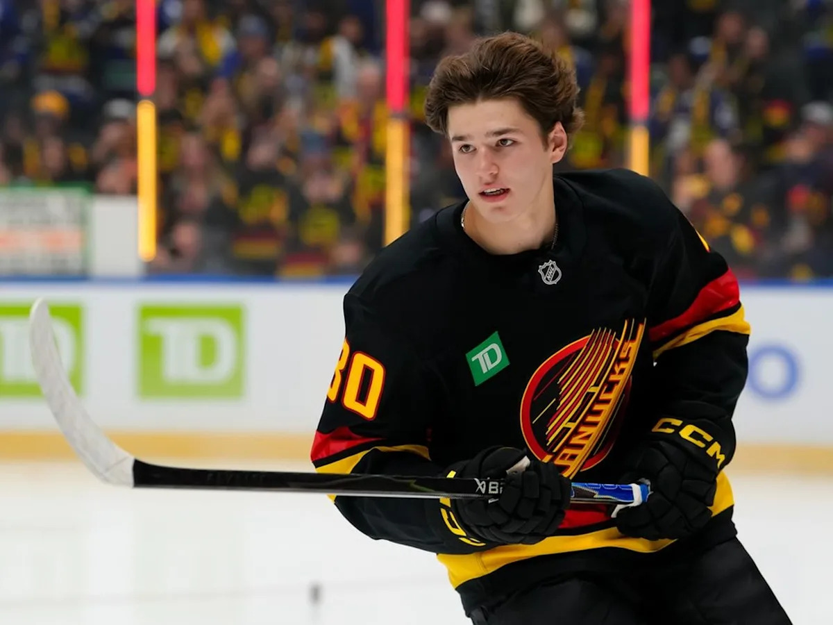 Edmonton product Braeden Cootes to face off in second NHL game for Canucks against Oilers