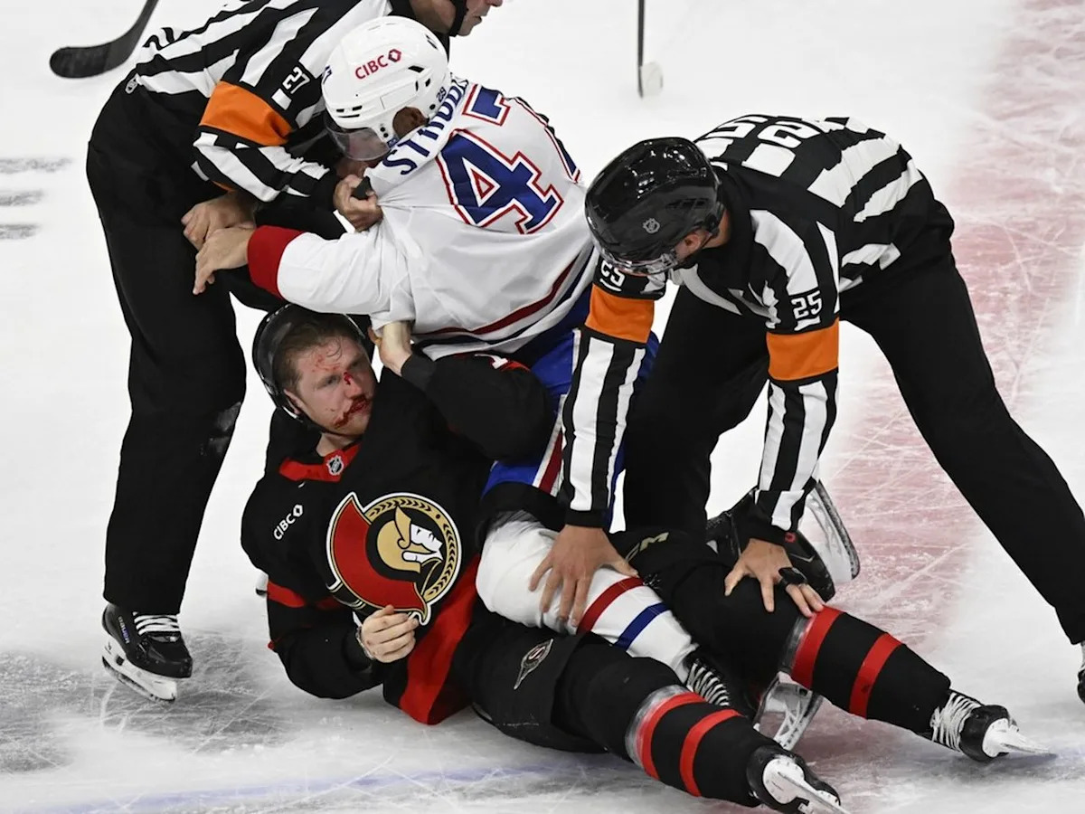 Bad blood building between the Ottawa Senators and Montreal Canadiens