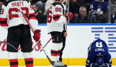 Maple Leafs place Chris Tanev on injured reserve, recall Dakota Mermis from Marlies