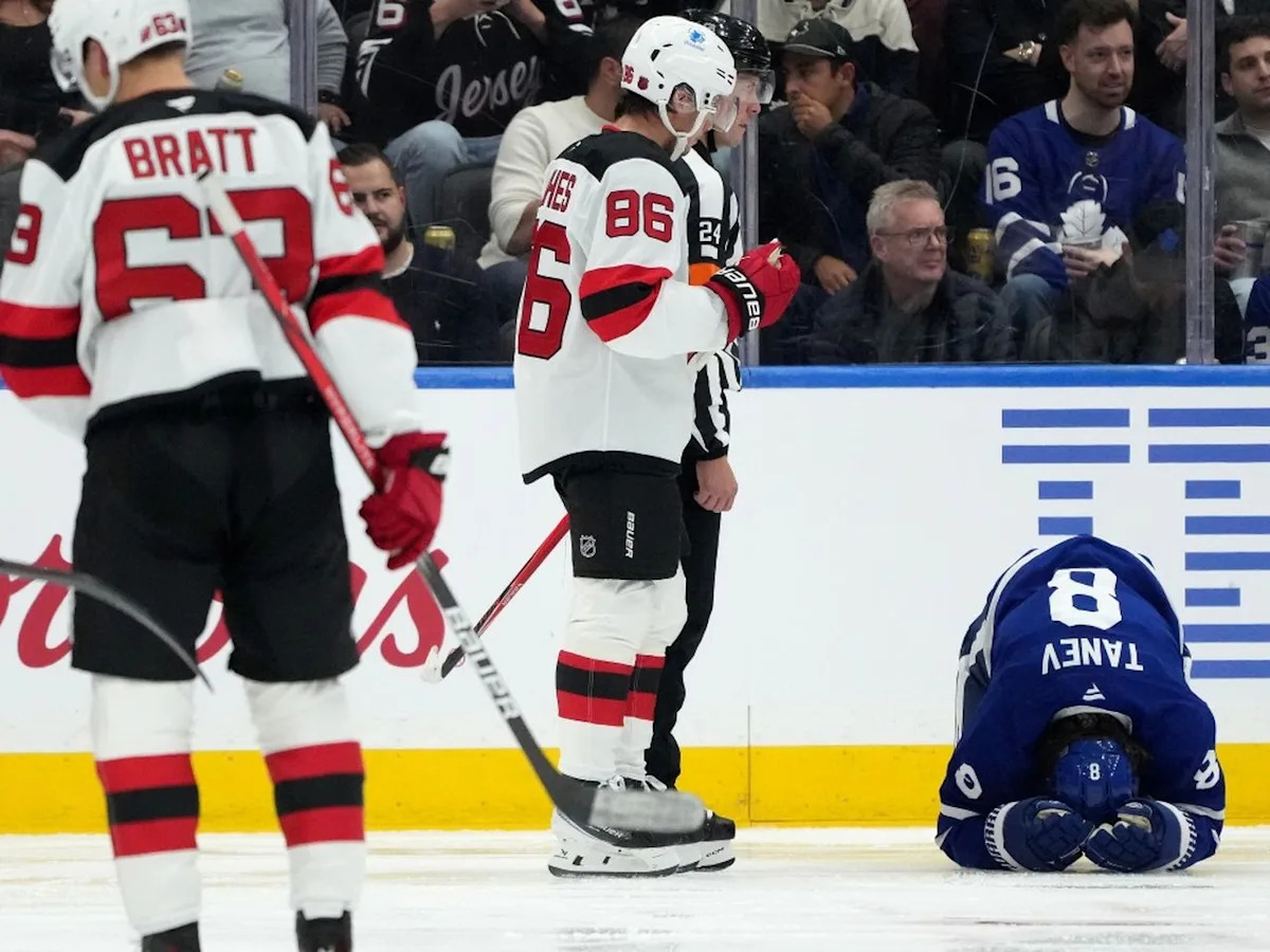 Maple Leafs place Chris Tanev on injured reserve, recall Dakota Mermis from Marlies