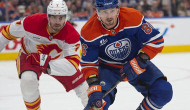 Arrows up for five Edmonton Oilers veterans when it comes to early trends