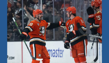 Chris Kreider's 2nd goal is the late tiebreaker in the Anaheim Ducks' 4-3 win over the Penguins