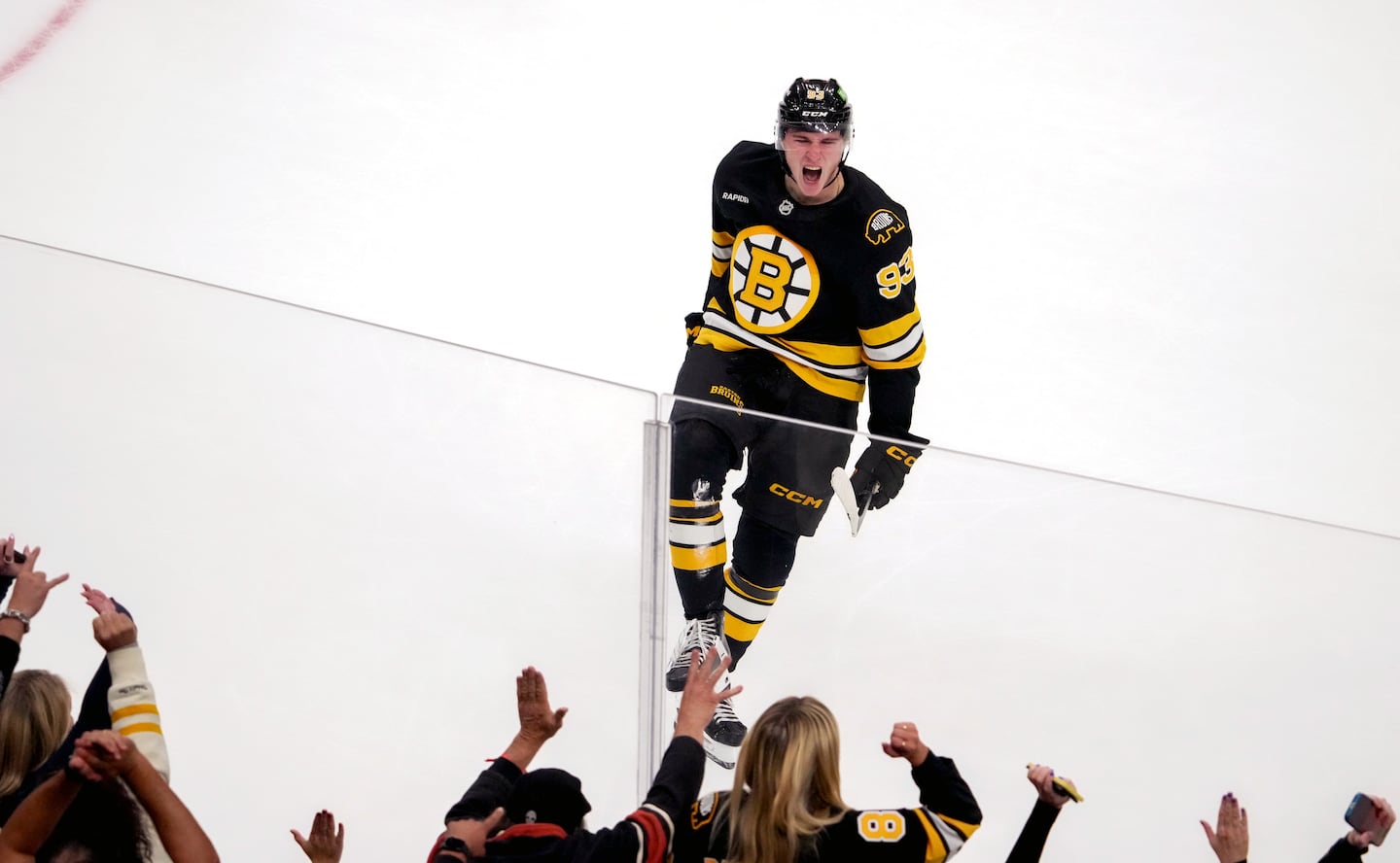 Fraser Minten's game-winner on Thursday was the first of his career.