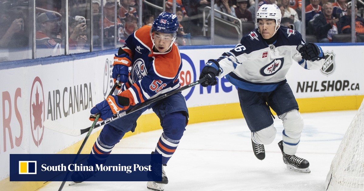 Winnipeg Jets’ Kevin He becomes first Chinese-born player to sign NHL deal