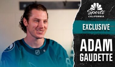 Adam Gaudette details Sharks transition, 2025-26 expectations – NBC Sports Bay Area & California
