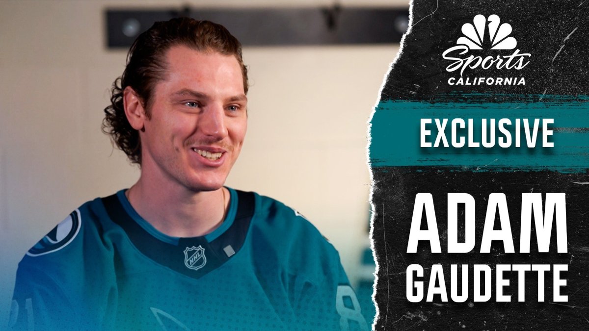 Adam Gaudette details Sharks transition, 2025-26 expectations – NBC Sports Bay Area & California