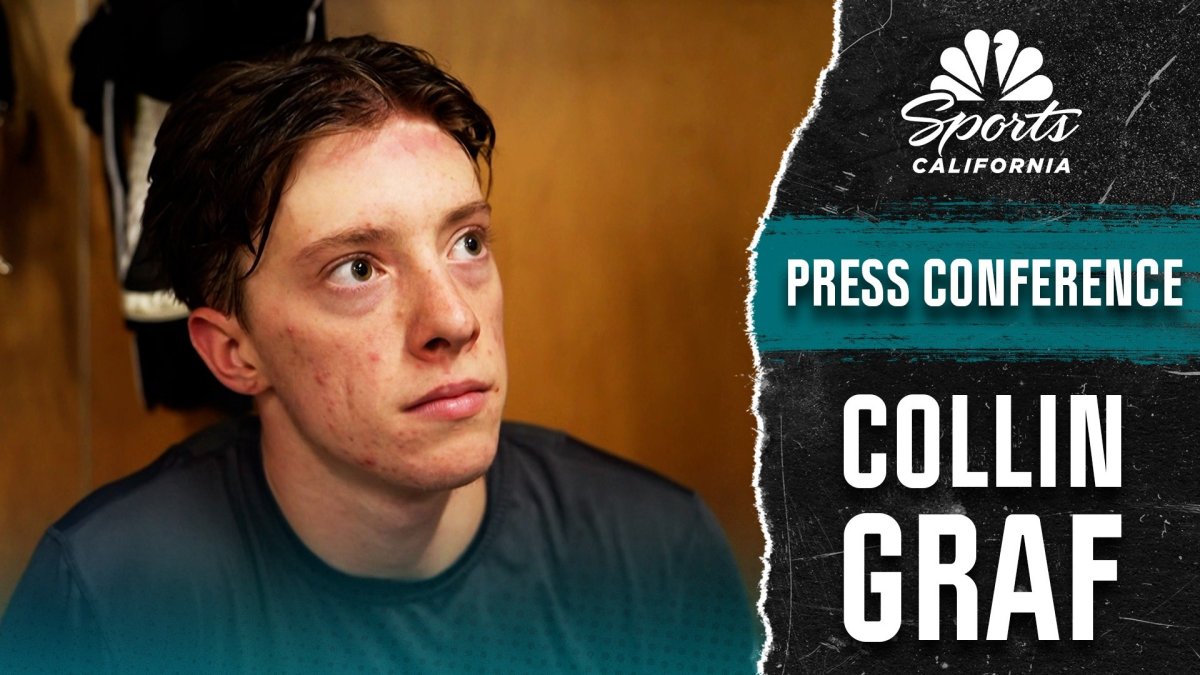 Sharks forward Collin Graf ready for first NHL home opener – NBC Sports Bay Area & California