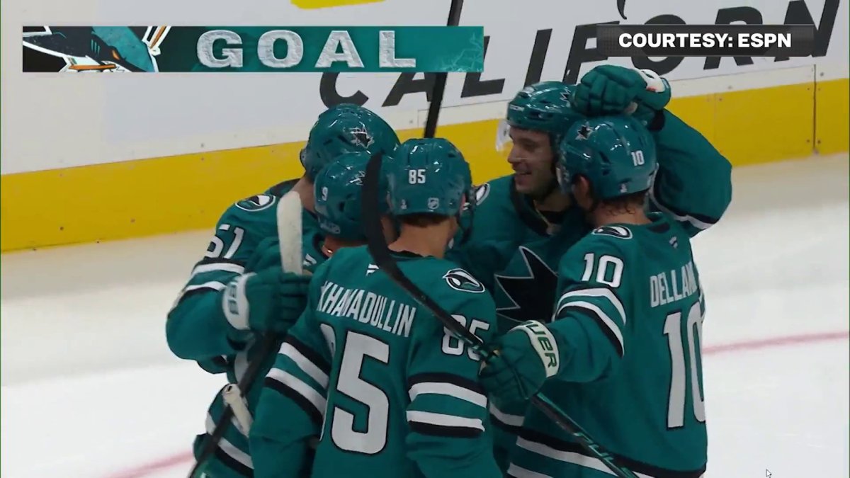 Philipp Kurashev scores first Sharks goal vs. Golden Knights – NBC Sports Bay Area & California